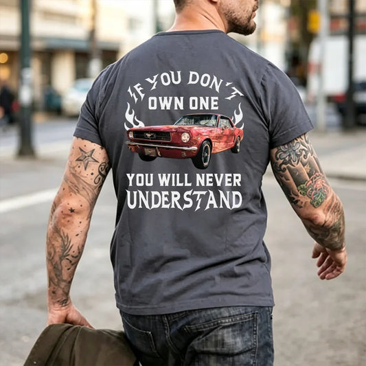 Personalized Classic Car Quote Denim Cap