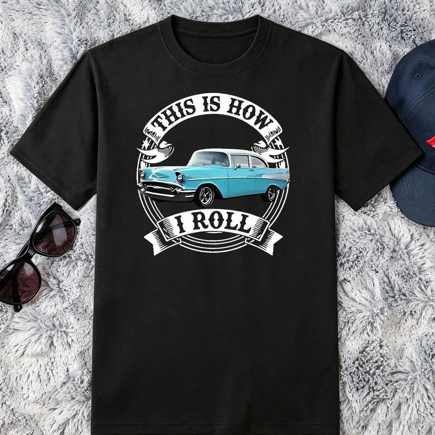 Personalized Baseball Cap, Vintage Muscle Car and Witty Quote, Creative Gift for Dad or Car Enthusiast