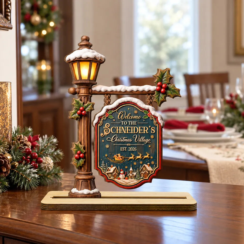 Personalized 2-Layer Wooden Plaque