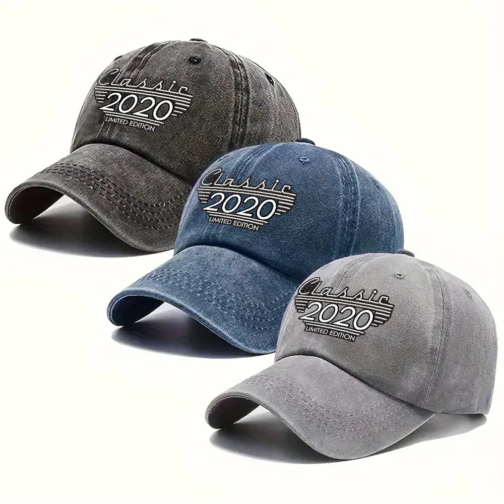 Personalized Classic Year Vintage Denim Cap