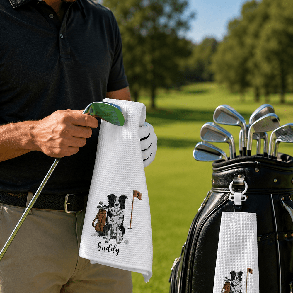 Custom Dog Golf Towel