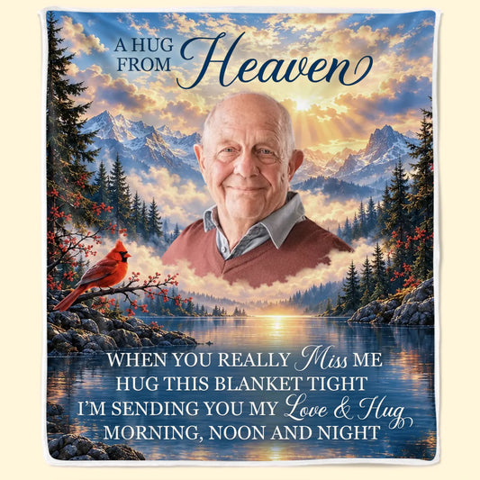 Personalized Loss of a Loved One Memorial Blanket