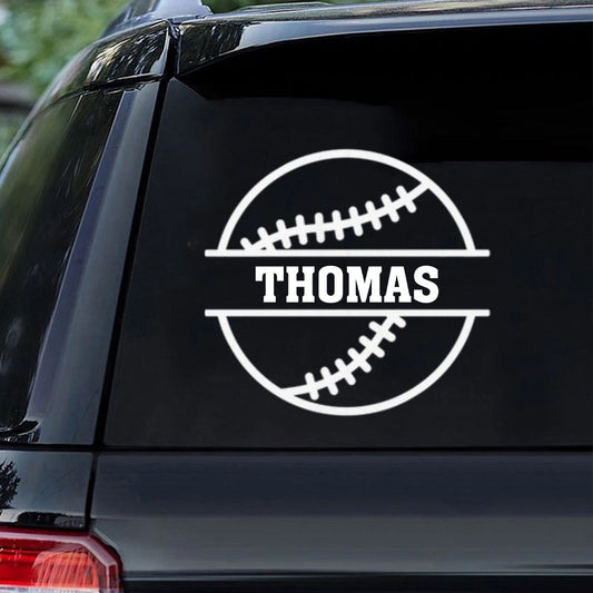 Custom Sports Ball Car Decal