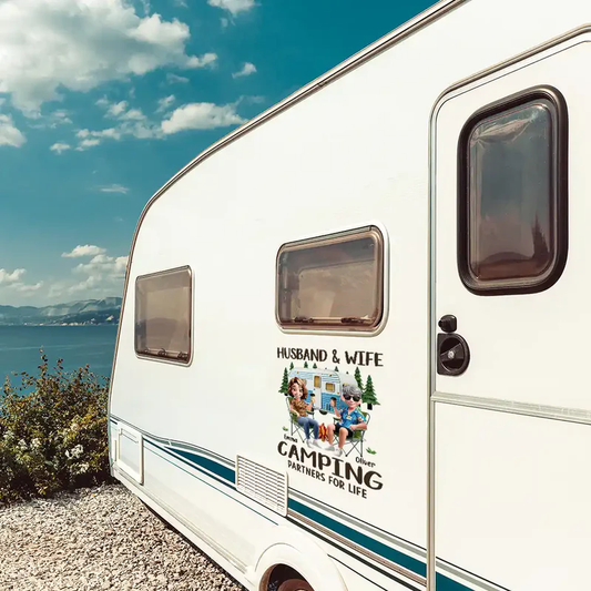Personalized Making Campsite Memories RV Sticker Decal