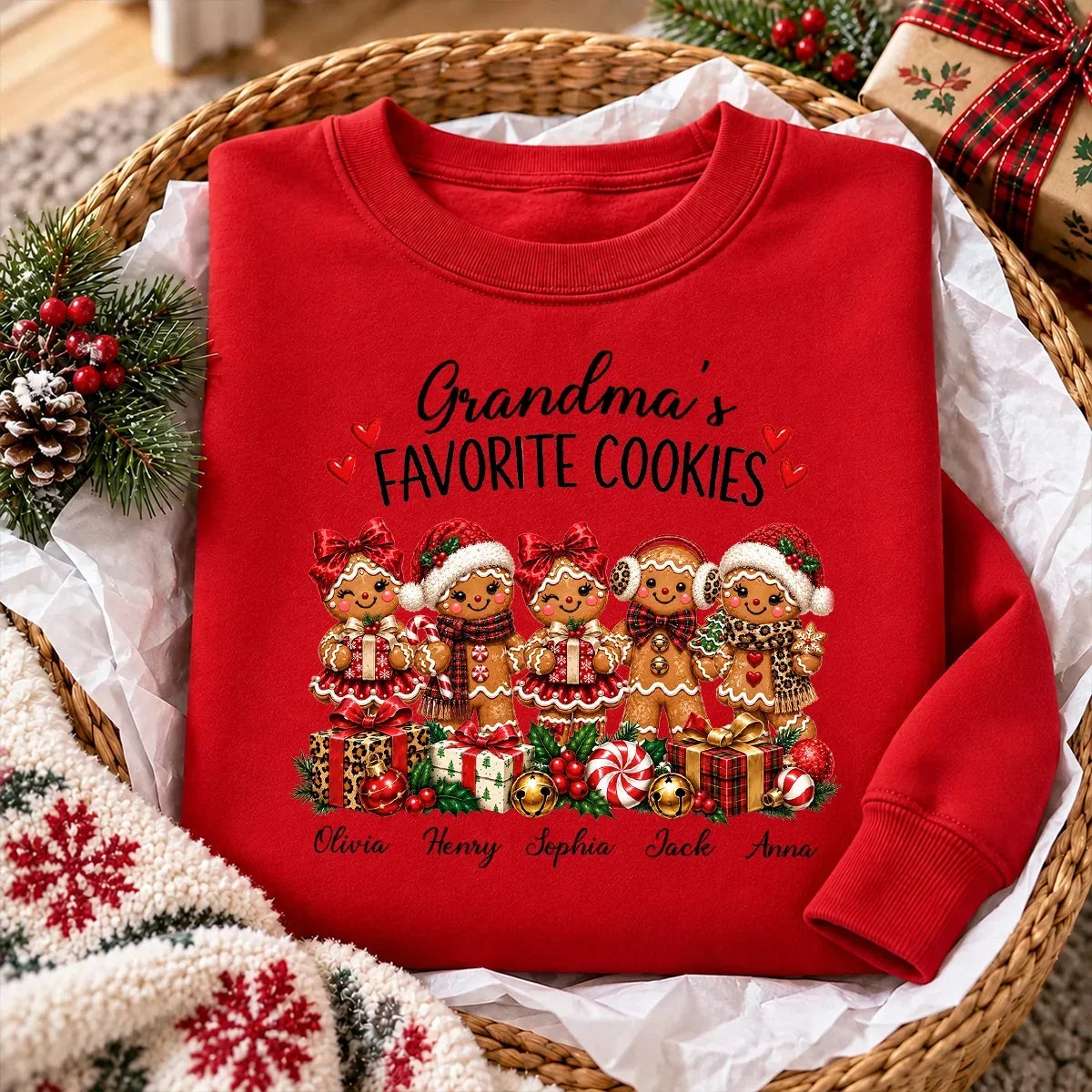 Personalized Grandmas Favorite Cookies Classic Tee