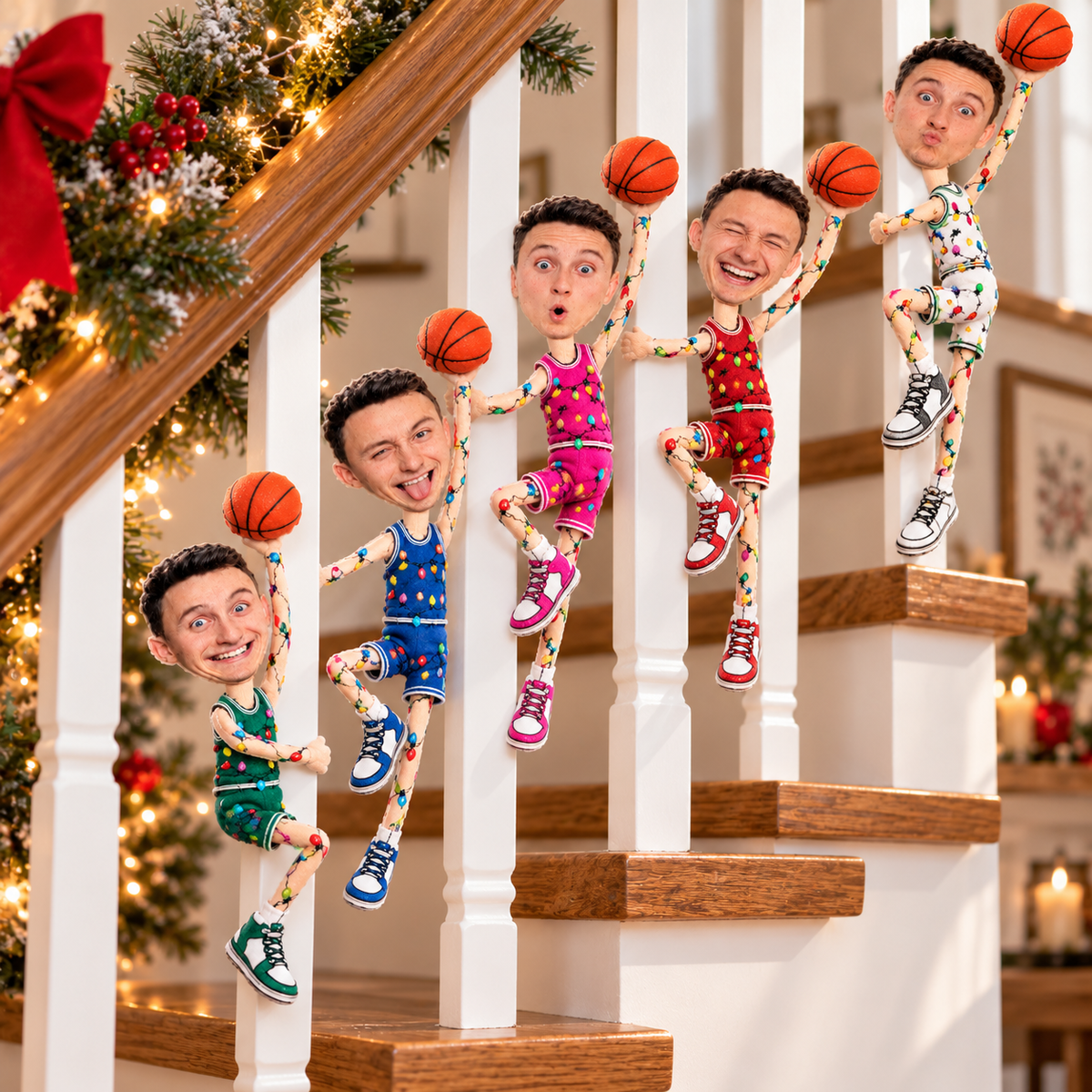 Personalized Basketball Player Mini Me Ugly Plush Doll