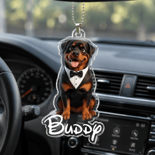 Custom Cartoon Pet Car Mirror Ornament