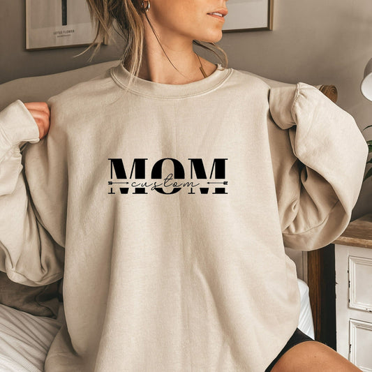 Custom Mama Sweatshirt with Children Name