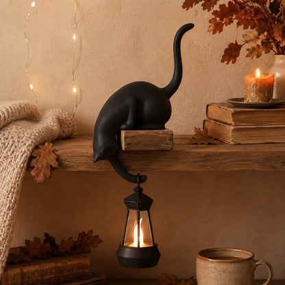 Personalized Purrfect Reading Companion Cat Lantern