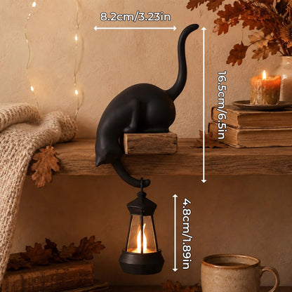 Personalized Purrfect Reading Companion Cat Lantern