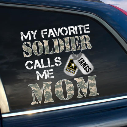 Custom Military Family Car Decal