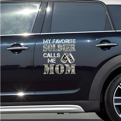 Custom Military Family Car Decal