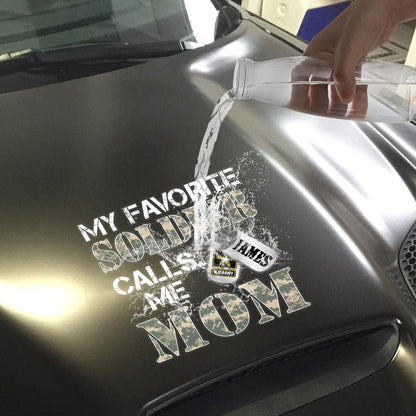 Custom Military Family Car Decal