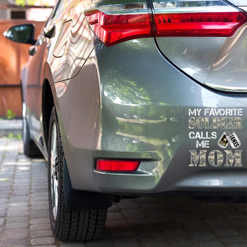 Custom Military Family Car Decal