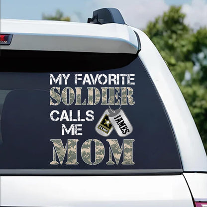 Custom Military Family Car Decal