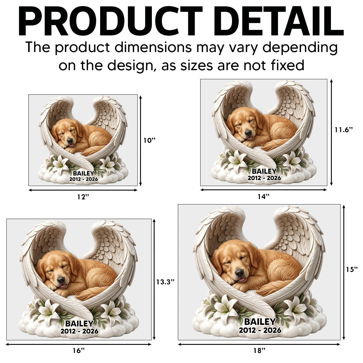 Personalized Pet Memorial Photo Yard Sign
