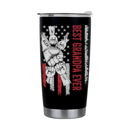🥃BEST DAD EVER Custom Stainless Steel Tumbler