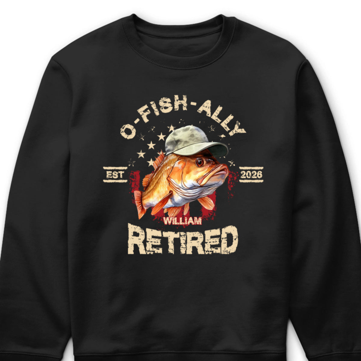 Personalized O-Fish-Ally Retired Custom Fishing Shirt