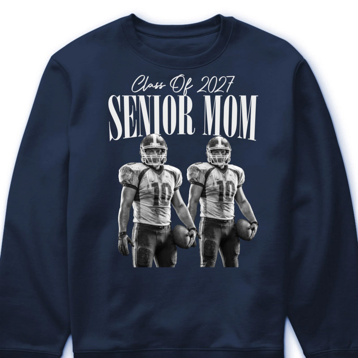 Personalized Class of 2027 Senior Mom Sports Gameday Shirt