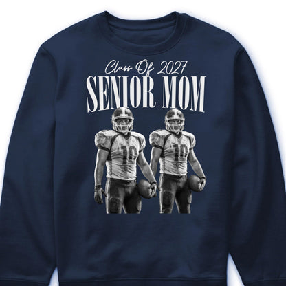Personalized Class of 2027 Senior Mom Sports Gameday Shirt