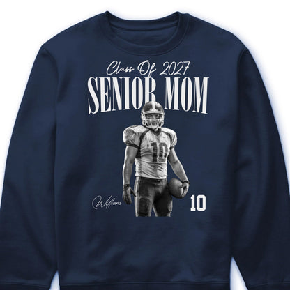 Personalized Class of 2027 Senior Mom Sports Gameday Shirt