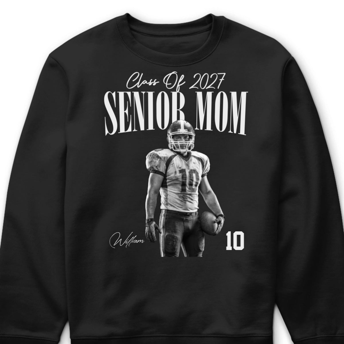 Personalized Class of 2027 Senior Mom Sports Gameday Shirt