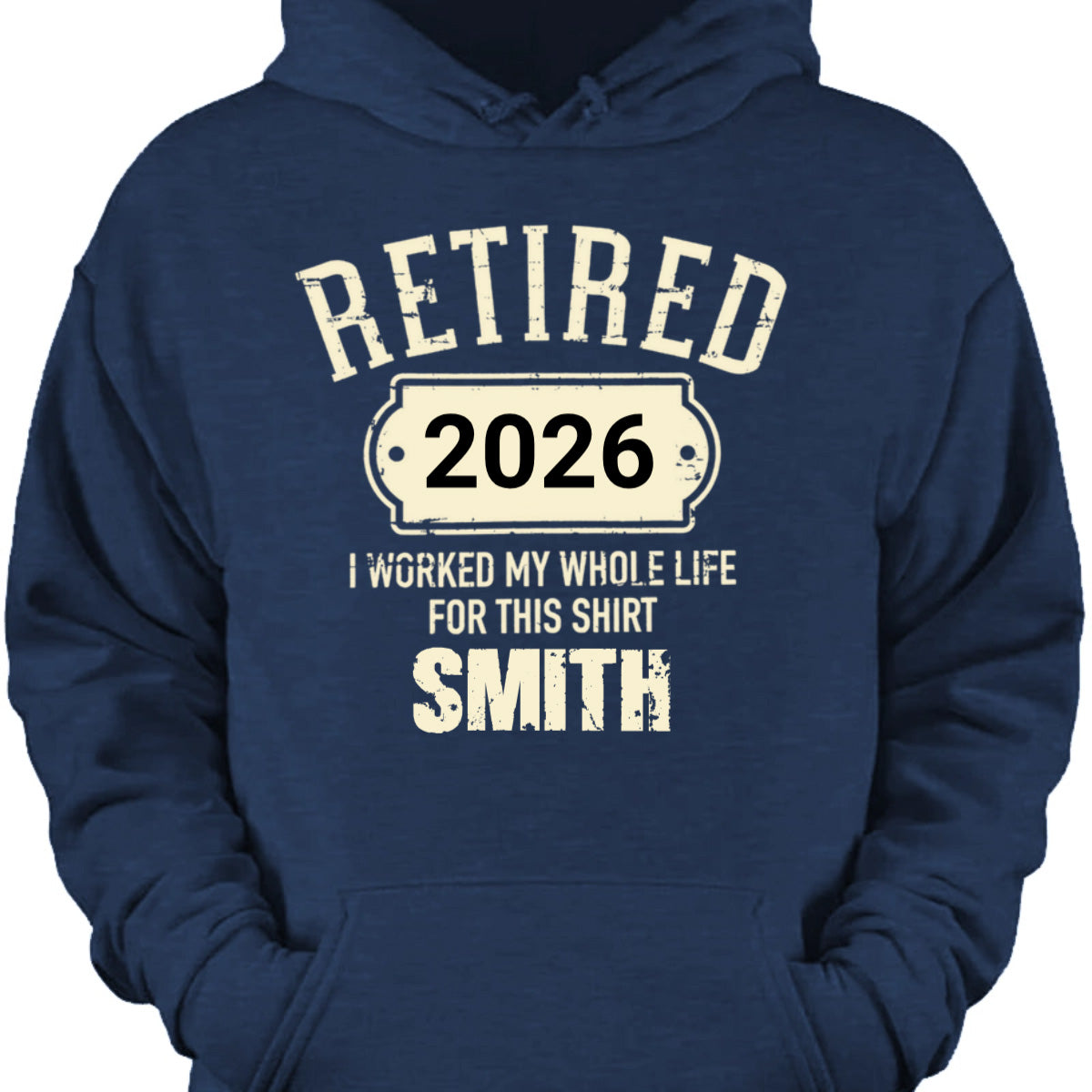 Personalized Retired I Worked My Whole Life Dad T-Shirt