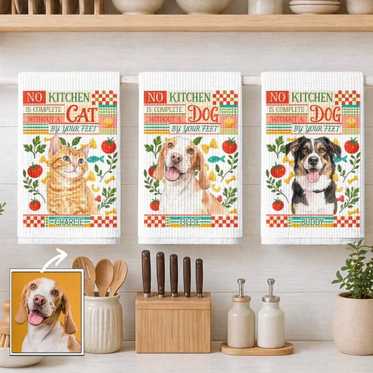 No Kitchen Is Complete Without Me - Personalized Kitchen Towel