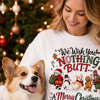 Personalized Nothing Butt a Merry Christmas Shirt
