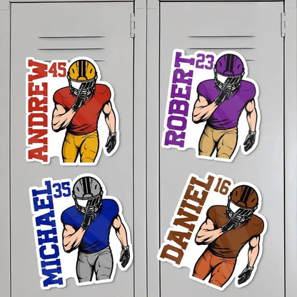 Custom America Football Magnetic Sheet - Personalized Birthday Gifts For America Football Lovers, Sp