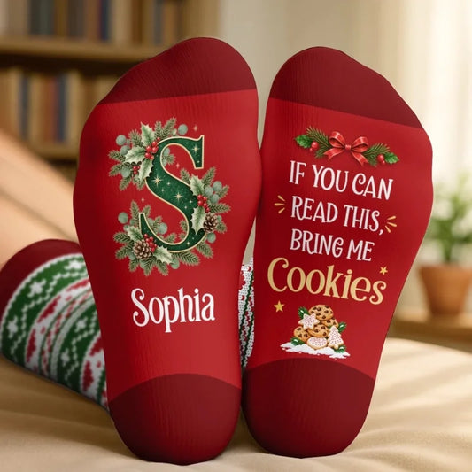 Custom Crew Socks - Personalized Christmas Birthday Gifts For Mom, Dad, Brother, Sister - Home Feels