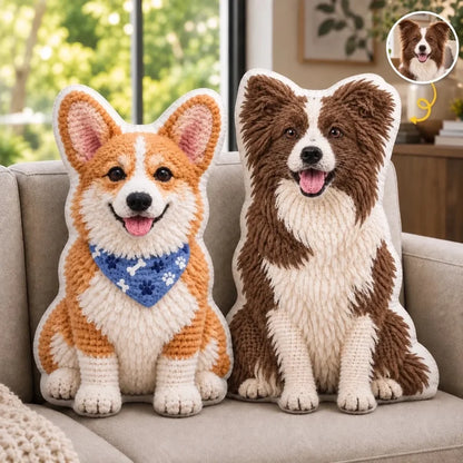 Custom Photo Shaped Pillow - Personalized Pet Memorial Sympathy Gifts For Dogs, Cats - Sweetest Furr