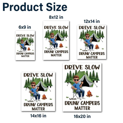 Personalized Making Campsite Memories RV Sticker Decal