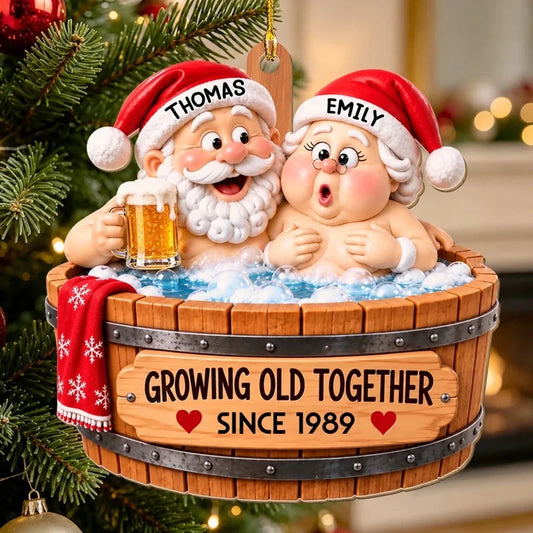 Together Christmas - Personalized Wood Ornament