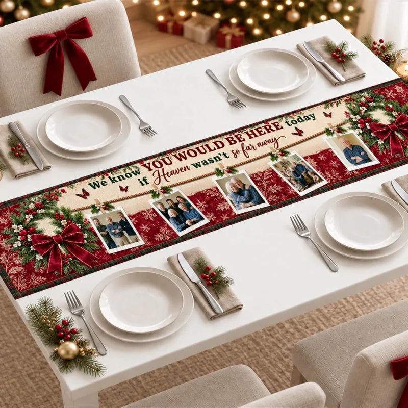 Heart Full Of Memories - Personalize Table Runner