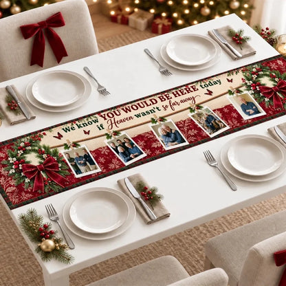 Heart Full Of Memories - Personalize Table Runner