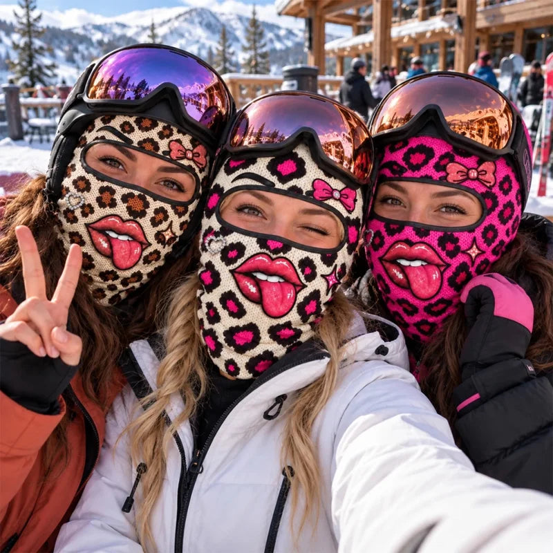 Leopard Diva - Personalized Ski Mask