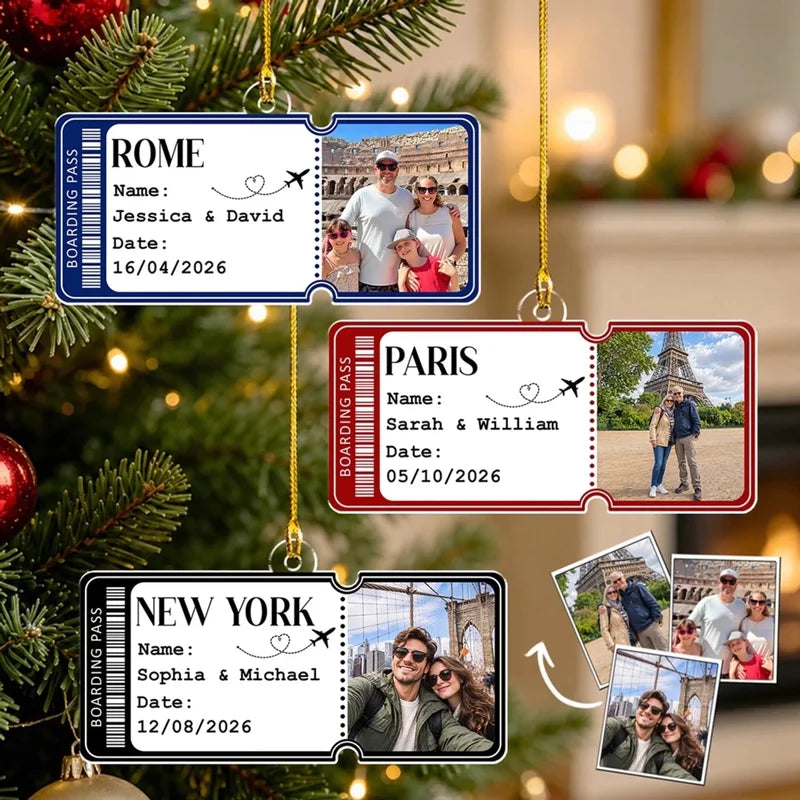 Together Along the Way - Personalized Acrylic Ornament