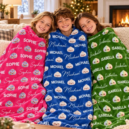 Sweet Little World - Personalized Fleece Blanket