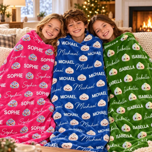 Sweet Little World - Personalized Fleece Blanket