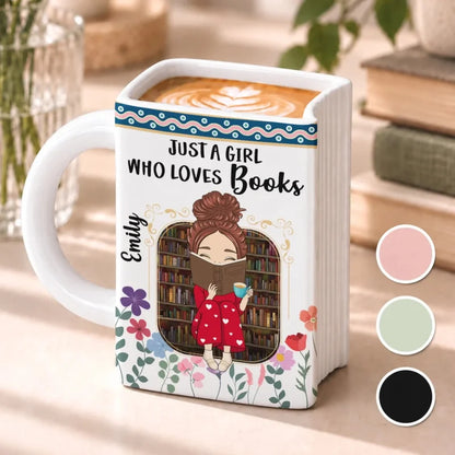 Custom Christmas & Birthday Keepsake Gift • Sip Read Relax Repeat Daily - Personalized Book Shaped M