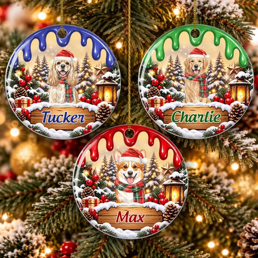 My Merry Paws - Personalized Ceramic Ornament