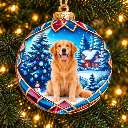 Custom Photo Dog Christmas Gifts For Dog Lovers - Personalized Ornament