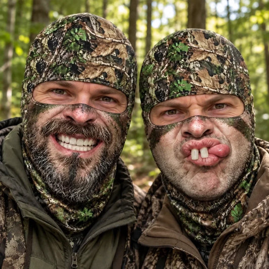 Custom Funny Camouflage Face Hunting Gifts for Men - Personalized Ski Mask
