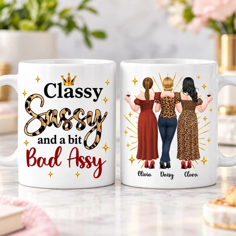 Classy Sassy Besties - Personalized Coffee Mug