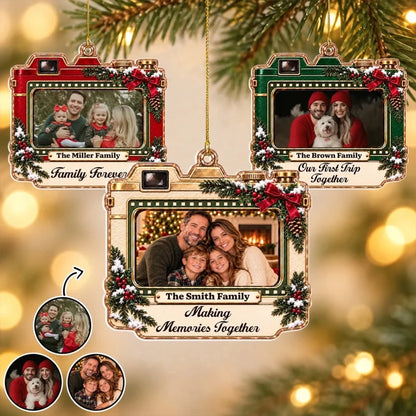 Family Moments Forever - Personalized Acrylic Ornament
