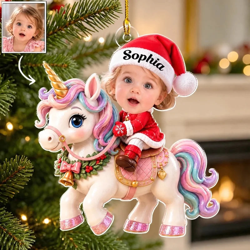 Custom Family Ornament, Christmas Gift for Family Members •  Christmas As A Kid - Personalized Acryl