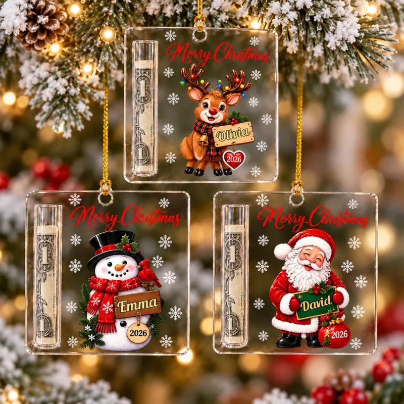 Money Lucky - Personalized Cash Gift Ornament