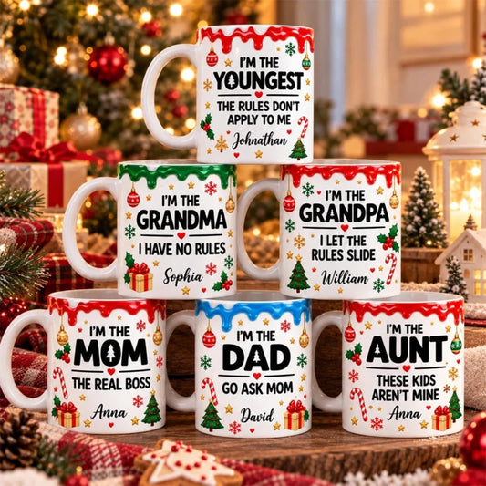 Family Makes Every Christmas Special - Personalized Coffee Mug