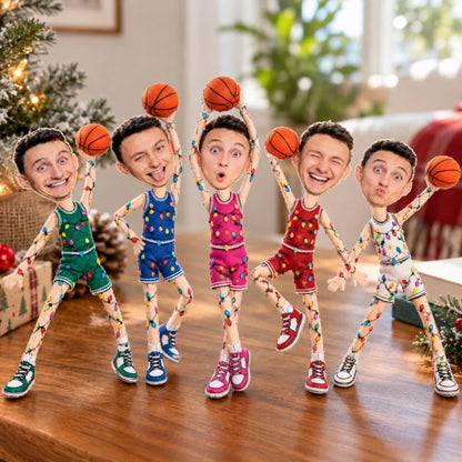 Custom Photo Poseable Body Mini Me Doll - Custom Ugly Dolls Gifts for Basketball Players HA75 919580